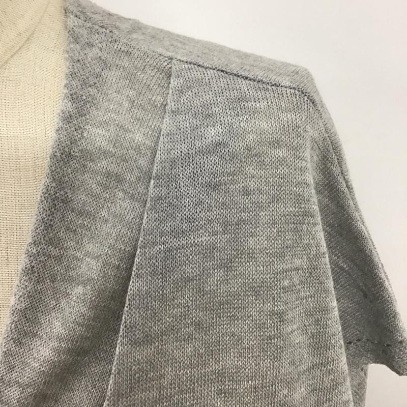 スタディオクリップ studio CLIP ベスト ベスト ロングジレ ノースリーブカットソー ロングベスト L 無地 灰 / グレー / レディース USED 古着 中古 10122470