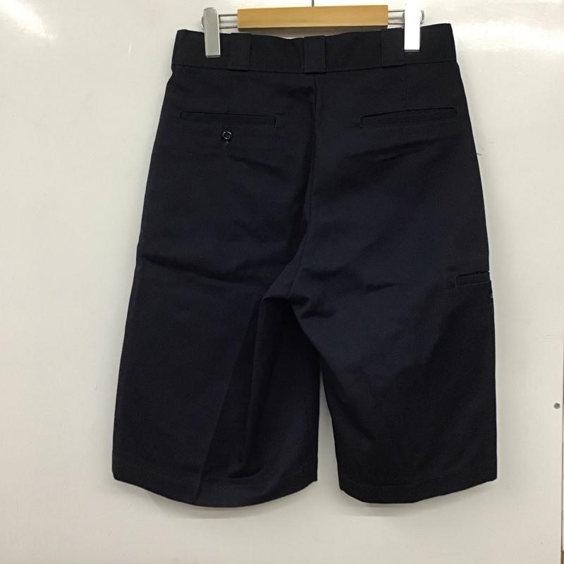 ディッキーズ Dickies パンツ ショートパンツ 42283dn ワークショーツ ハーフパンツ ショートパンツ 30インチ 無地 紺 / ネイビー / メンズ USED 古着 中古 10134578