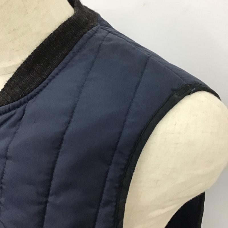 シアーズ SEARS ベスト ベスト フルジップ ジップアップ 無地 紺 / ネイビー / メンズ USED 古着 中古 10115708