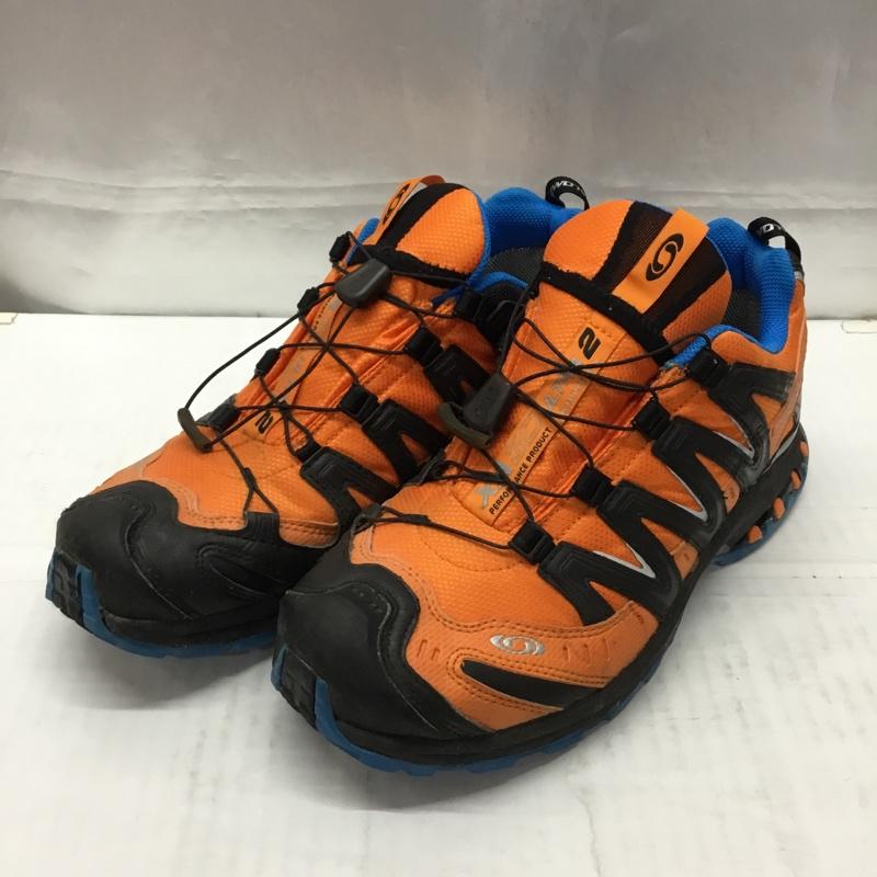サロモン SALOMON アウトドアシューズ アウトドアシューズ 145464 XA PRO 3D GORE-TEX 26.5cm 26.5cm ロゴ、文字 橙 / オレンジ / X 黒 / ブラック / X 青 / ブルー / メンズ USED 古着 中古 10109738