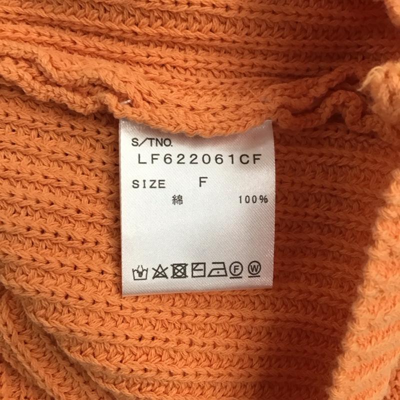 ローリーズファーム LOWRYS FARM カーディガン 長袖 FREE 無地 橙 / オレンジ / レディース USED 古着 中古 10121745
