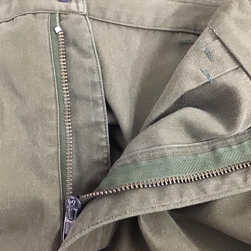 ミリタリー ミリタリー パンツ ワークパンツ、ペインターパンツ ミリタリーパンツ ワイドパンツ パラトルーパーパンツ イタリア軍 無地 カーキ / カーキ /  メンズ USED 古着 中古 10126122