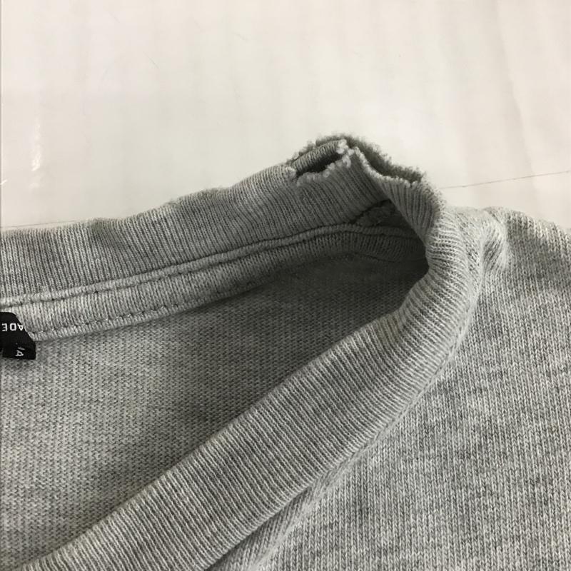 キス KITH Tシャツ 半袖 半袖カットソー プリントTシャツ クルーネックカットソー XL ロゴ、文字 灰 / グレー / メンズ USED 古着 中古 10105596