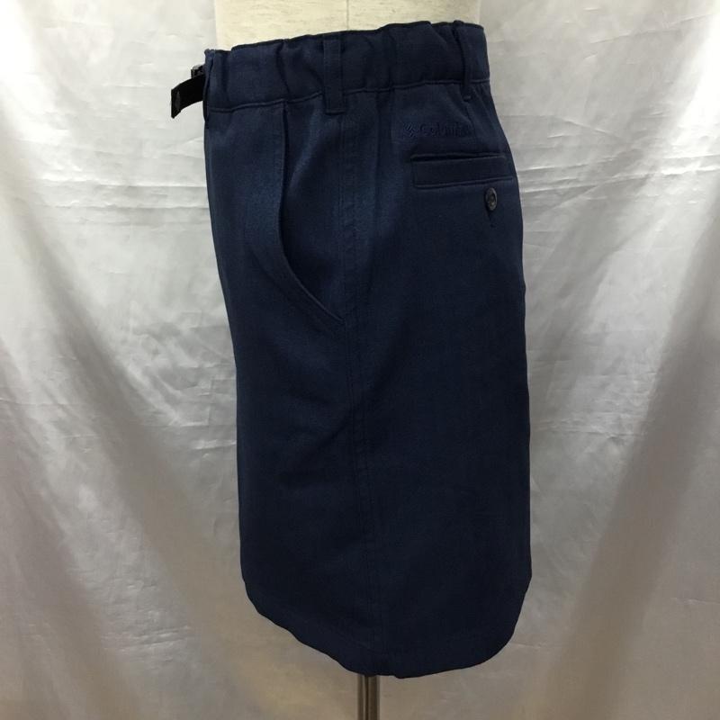 コロンビア Columbia パンツ ショートパンツ 218 PL4048 ショートパンツ ハーフパンツ L 無地 紺 / ネイビー /  メンズ USED 古着 中古 10120959