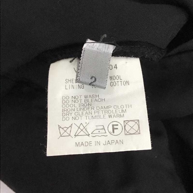 ザヴィリディアン The Viridi-anne パンツ スラックス スリムパンツ カジュアルスラックス タイトパンツ 2 無地 黒 / ブラック / メンズ USED 古着 中古 10111657