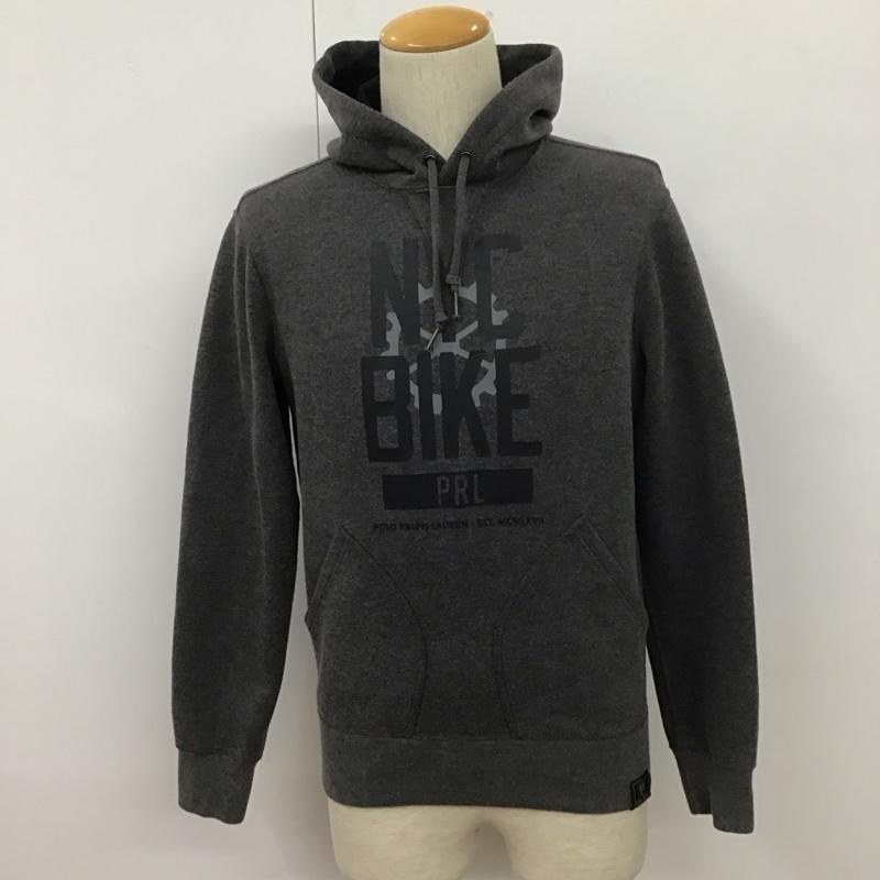ポロラルフローレン POLO RALPH LAUREN パーカー 長袖 長袖パーカー フード付きパーカー プリントスウェット トレーナー S プリント 灰 / グレー / メンズ USED 古着 中古 10110352