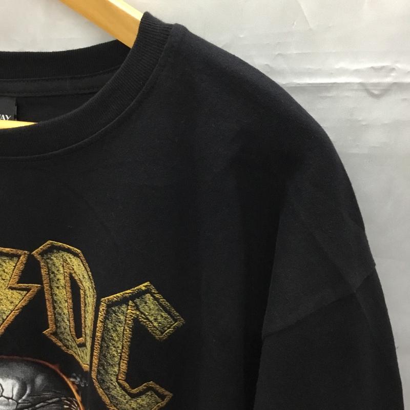 古着 USED Tシャツ 半袖 半袖カットソー プリントTシャツ クルーネックカットソー バンドTシャツ XL プリント 黒 / ブラック / メンズ USED 古着 中古 10108347