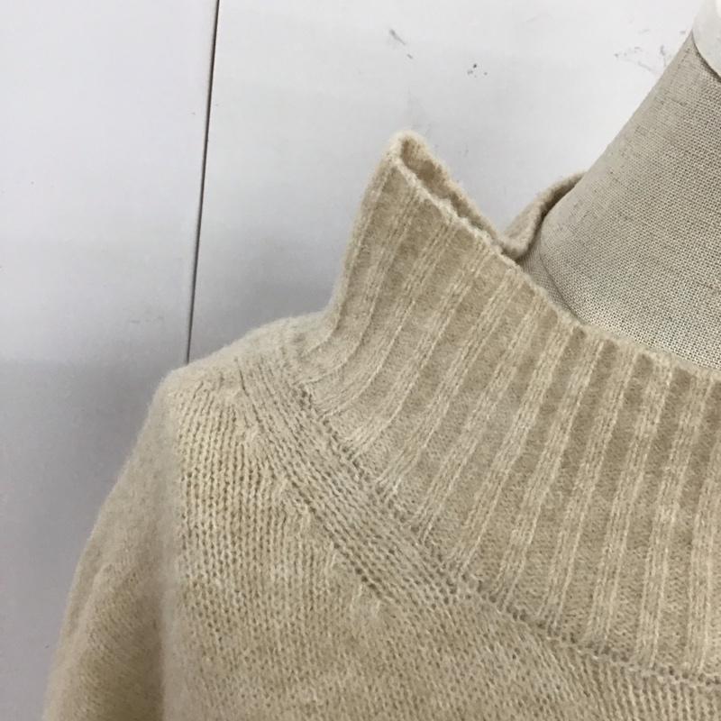 ローリーズファーム LOWRYS FARM ニット、セーター 長袖 FREE 無地 ベージュ / ベージュ / レディース USED 古着 中古 10122244