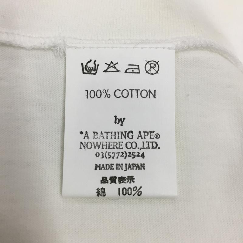 アベイシングエイプ A BATHING APE Tシャツ 半袖 半袖カットソー プリントTシャツ クルーネックカットソー L プリント マルチカラー / マルチカラー /  メンズ USED 古着 中古 10114087