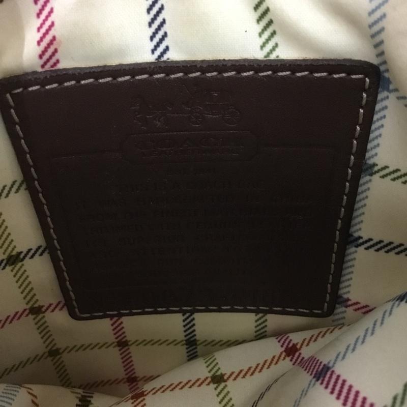 コーチ COACH ショルダーバッグ ショルダーバッグ ロゴ、文字 ベージュ / ベージュ / X 茶 / ブラウン / レディース USED 古着 中古 10133101