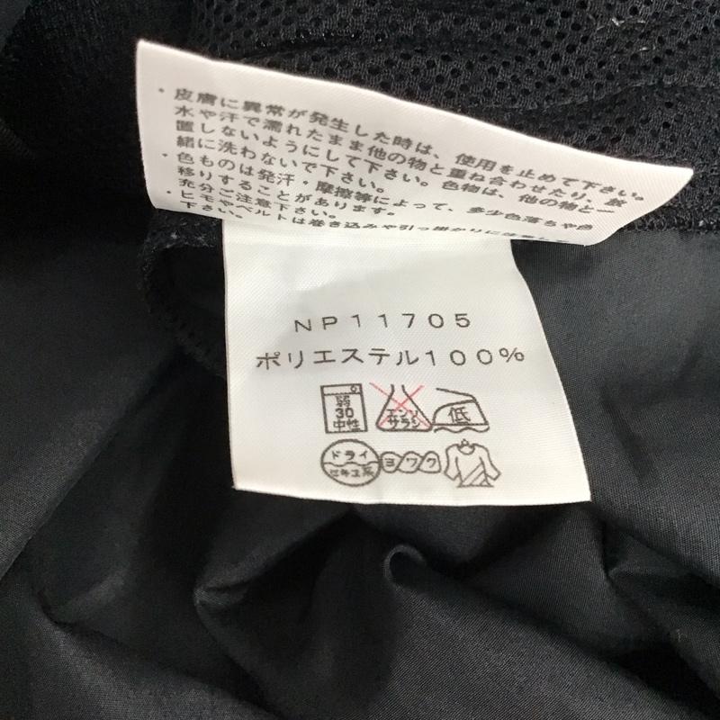 ザノースフェイス THE NORTH FACE ジャケット、上着 ジャンパー、ブルゾン np11705 ナイロンジャケット ジップアップジャケット スタンドカラー XL ロゴ、文字 黒 / ブラック / メンズ USED 古着 中古 10143403