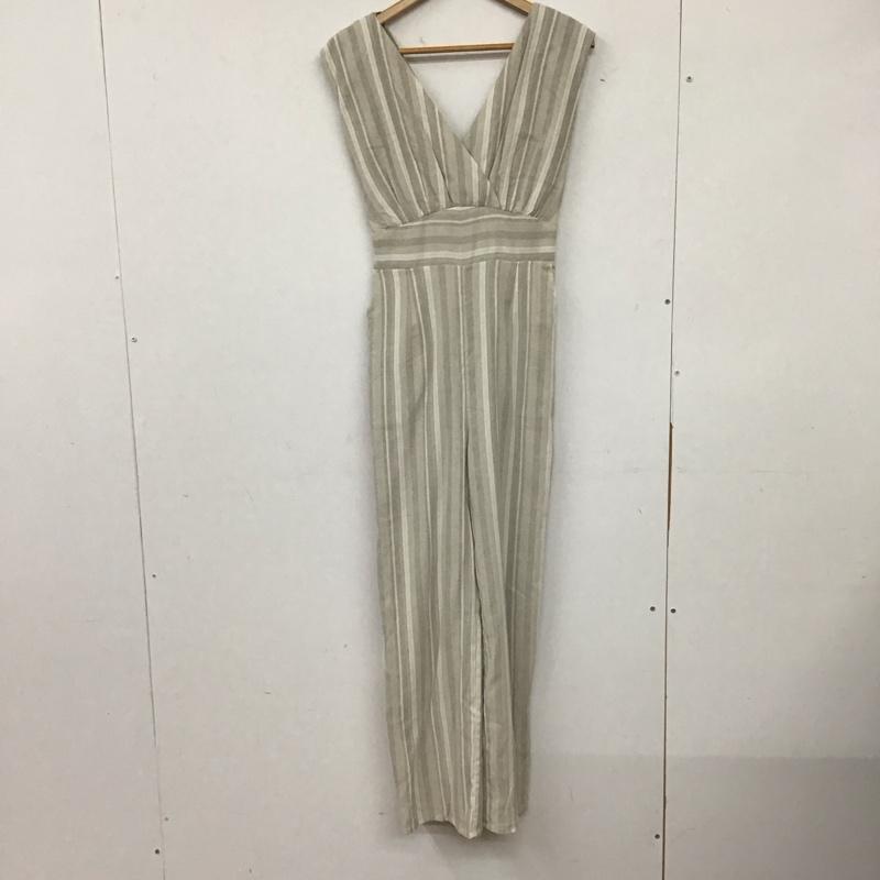 ムルーア MURUA サロペット・オーバーオール サロペット、オーバーオール 012130300201 フレンチスリーブコンビネゾン M ストライプ マルチカラー / マルチカラー / レディース USED 古着 中古 10137464