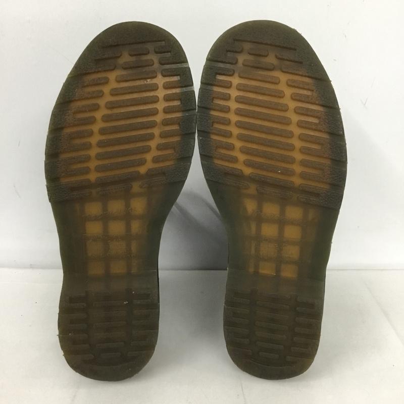 ドクターマーチン Dr.Martens ブーツ 一般 11822 8ホール レースアップブーツ UK6 US:8 ロゴ、文字 黒 / ブラック / X 黄 / イエロー / レディース USED 古着 中古 10128986