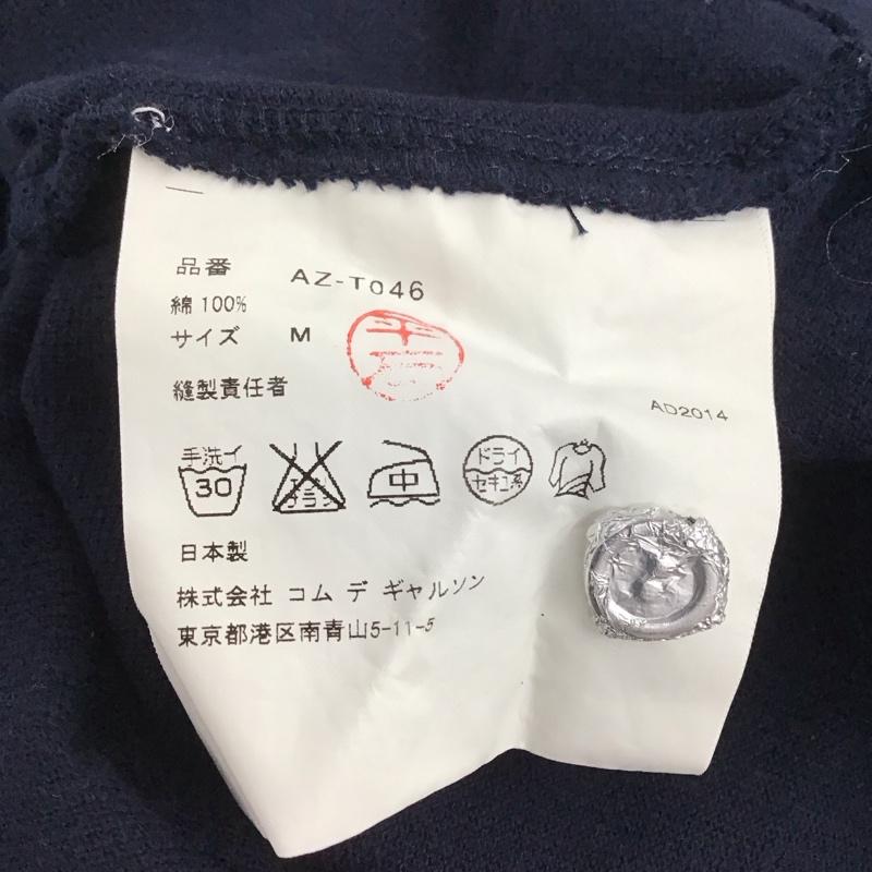 プレイコムデギャルソン PLAY COMME des GARCONS ポロシャツ 半袖 半袖ポロシャツ カラーシャツ 半袖カットソー M ロゴ、文字 紺 / ネイビー / メンズ USED 古着 中古 10135477