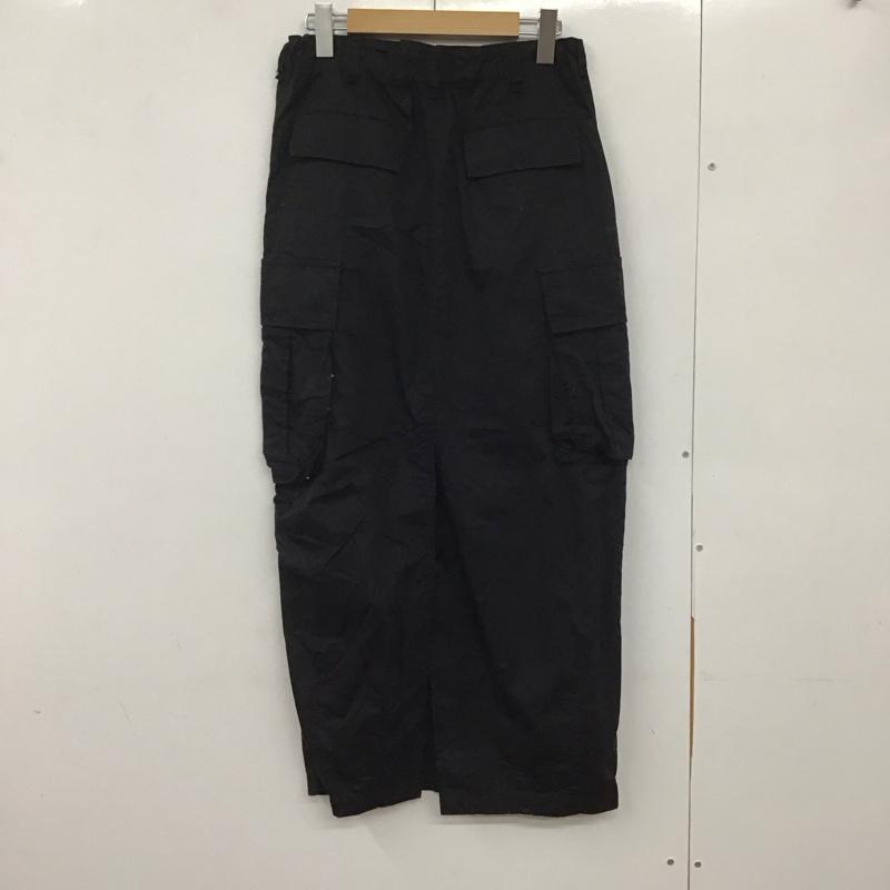 スライ SLY スカート ロングスカート 030GSZ31-4200 MANY POCKET 2WAY 2 無地 黒 / ブラック /  レディース USED 古着 中古 10131980