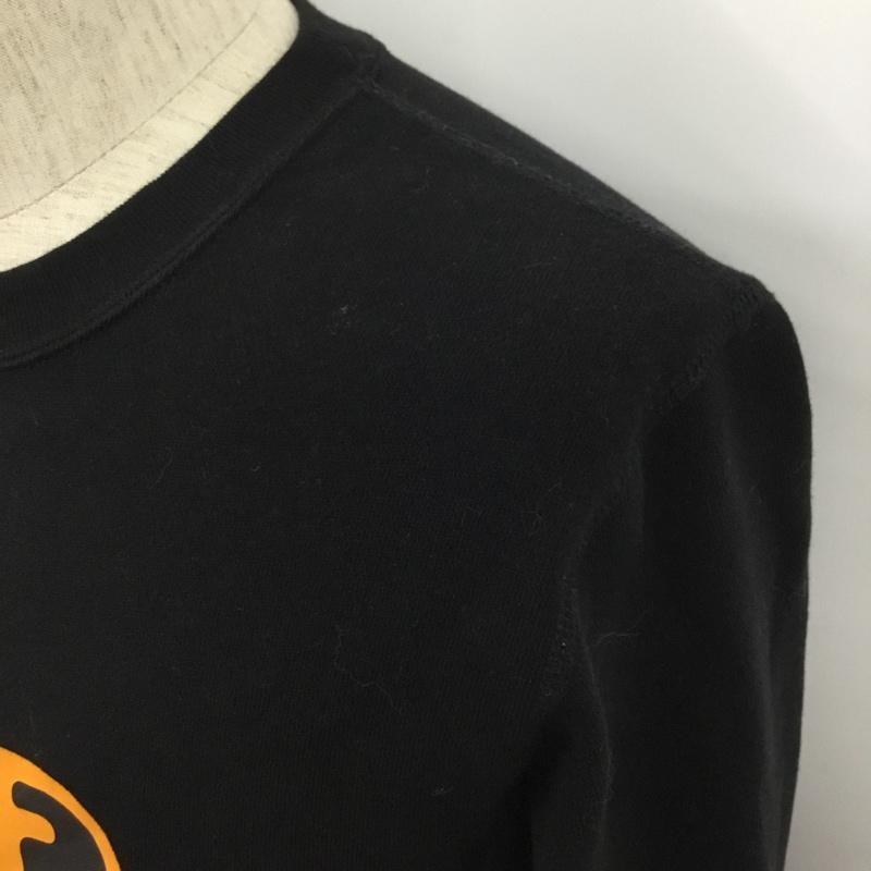 アベイシングエイプ A BATHING APE トレーナー 長袖 001SWI301019M TIGER HEAVY WEIGHT CREWNECK タイガー スウェット M プリント 黒 / ブラック / メンズ USED 古着 中古 10107034