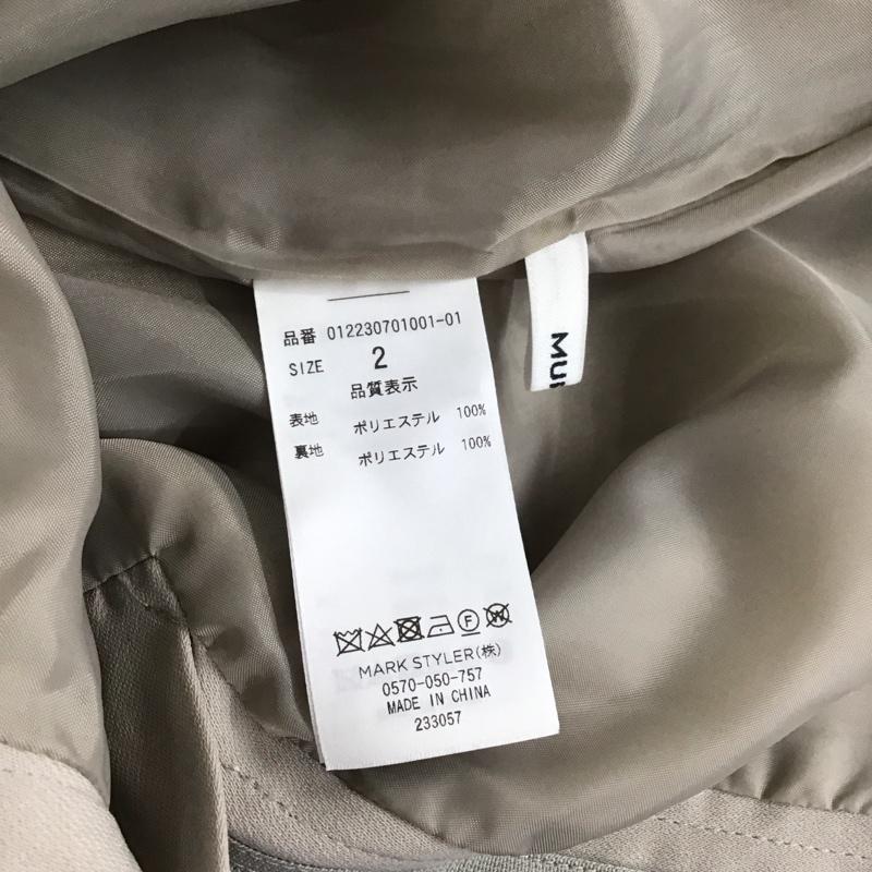 ムルーア MURUA パンツ ショートパンツ タグ付 2 無地 ベージュ / ベージュ / レディース USED 古着 中古 10139758