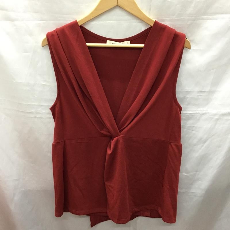 マウジー MOUSSY トップス トップス 010AAH80-5650 フロントツイストトップ ノースリーブ FREE 無地 ボルドー / ボルドー / レディース USED 古着 中古 10118164