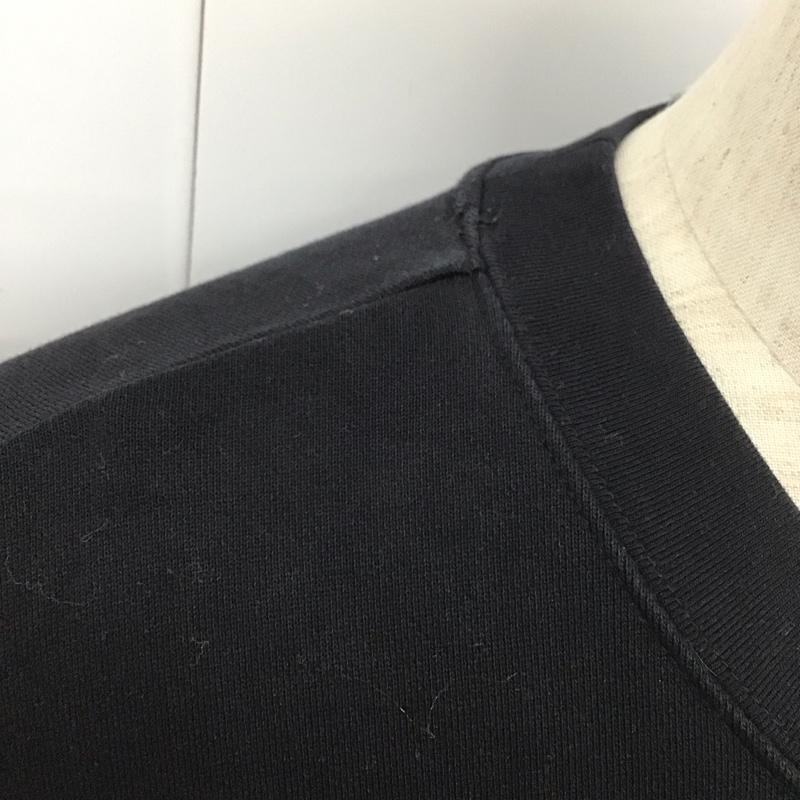 カルヴァン クライン ジーンズ Calvin Klein Jeans トレーナー 長袖 J321456 刺繍 L ロゴ、文字 黒 / ブラック / メンズ USED 古着 中古 10111841