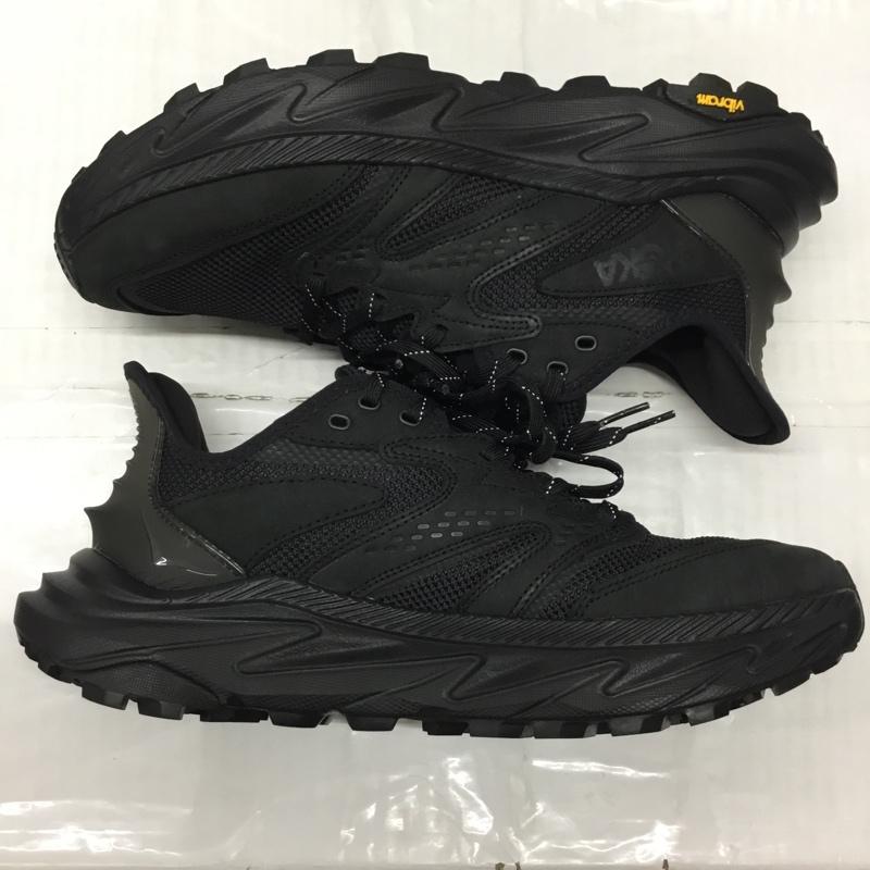 ホカオネオネ HOKA ONEONE スニーカー スニーカー 1155192 ANACAPA 2 FREEDOM 27cm ランニングシューズ 27.0cm ロゴ、文字 黒 / ブラック / メンズ USED 古着 中古 10122200