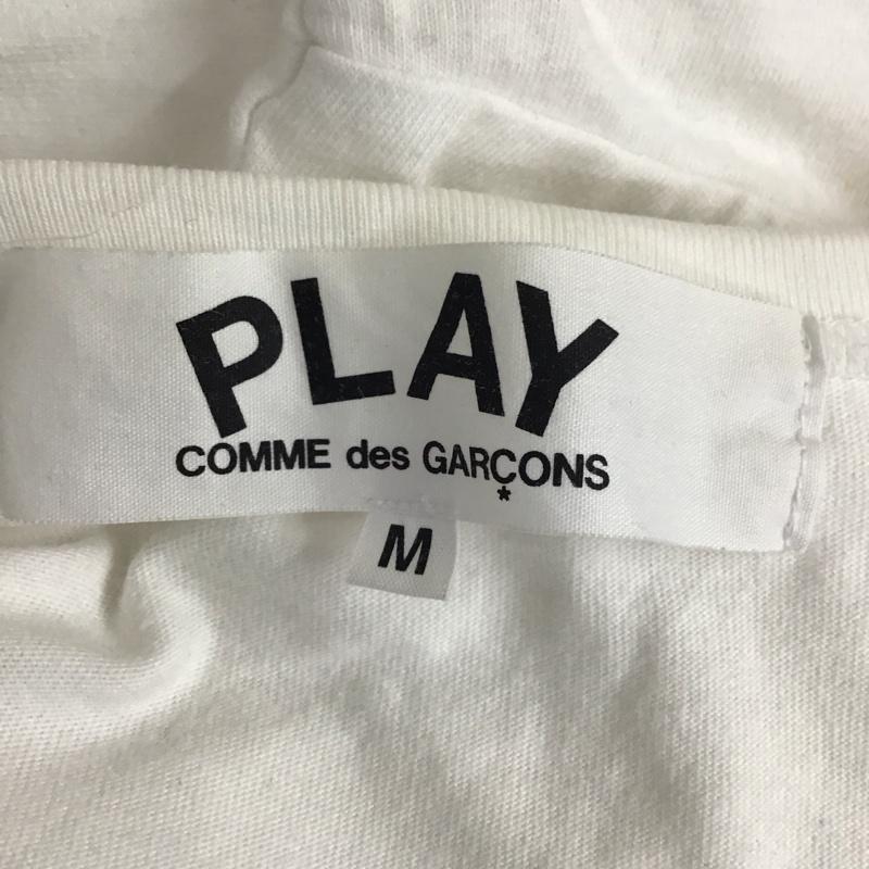 プレイコムデギャルソン PLAY COMME des GARCONS Tシャツ 半袖 ae-t202 THENORTHFACE コラボ 半袖カットソー ブリントTシャツ M ロゴ、文字 白 / ホワイト / レディース USED 古着 中古 10114673