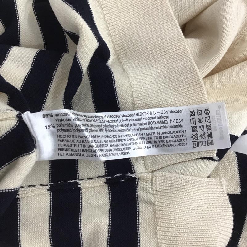 ザラ ZARA ニット、セーター 長袖 S ボーダー柄 マルチカラー / マルチカラー / レディース USED 古着 中古 10147157