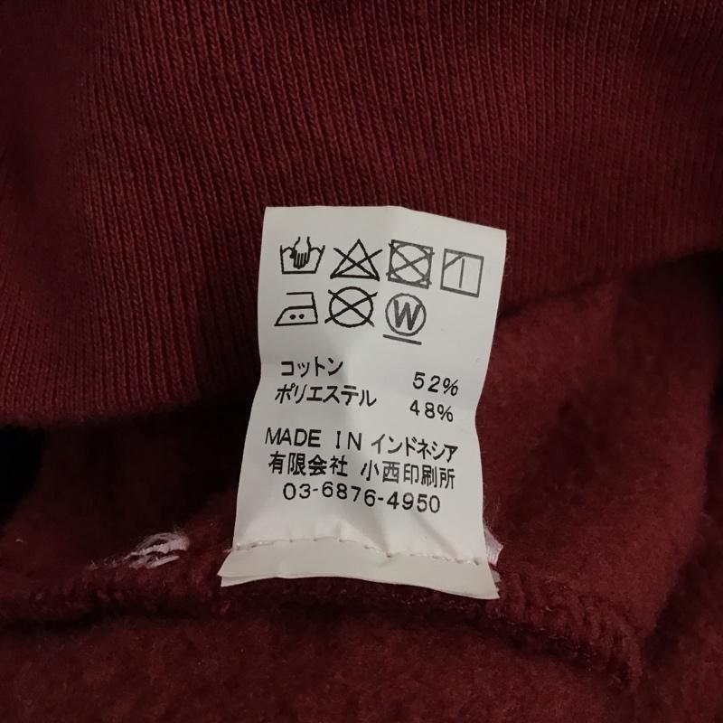 カオス フィッシング クラブ Chaos Fishing Club パーカー 長袖 プルオーバー スウェット 裏起毛 フーディー M ロゴ、文字 えんじ / ワインレッド / メンズ USED 古着 中古 10123515