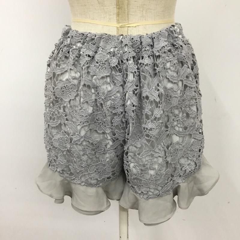 ダズリン dazzlin セットアップ セットアップ 021610401301 ノースリーブカットソー ショートパンツ 総レース M レース柄 灰 / グレー / レディース USED 古着 中古 10118573