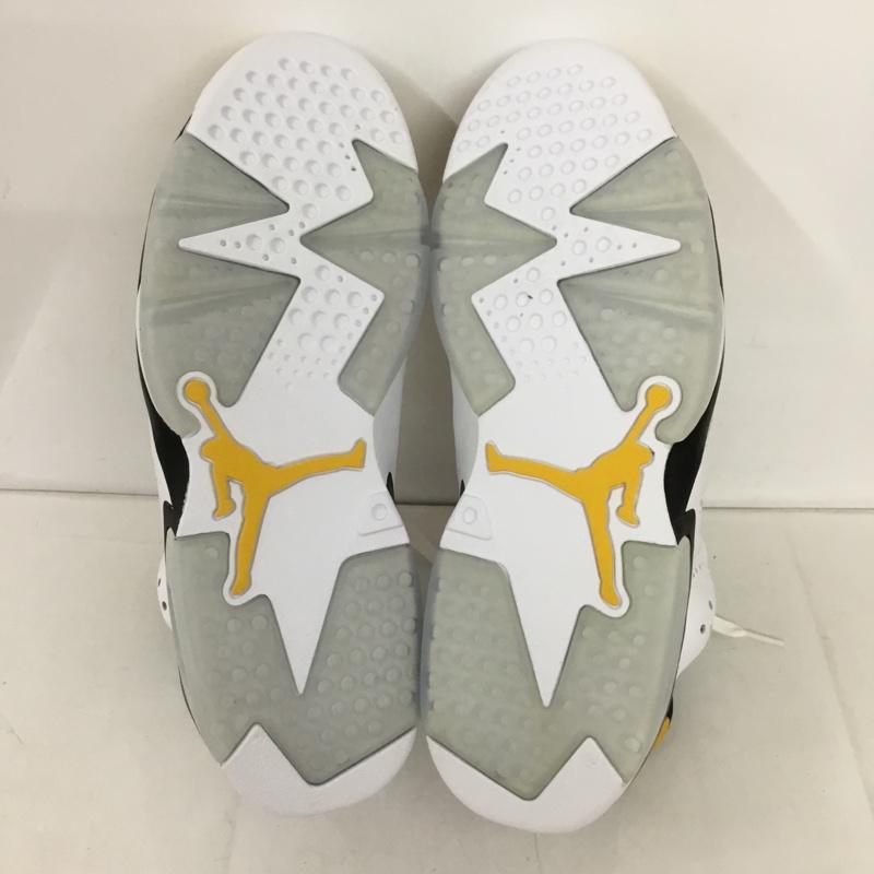 ナイキ NIKE スニーカー スニーカー CT8529-170 AIR JORDAN 6 RETRO 28cm 箱有 28.0cm ロゴ、文字 白 / ホワイト / X 黒 / ブラック / X 黄 / イエロー / メンズ USED 古着 中古 10129909