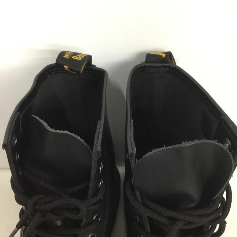 ドクターマーチン Dr.Martens ブーツ 一般 11822 8ホール レースアップブーツ UK4 US:6 無地 黒 / ブラック / レディース USED 古着 中古 10138545
