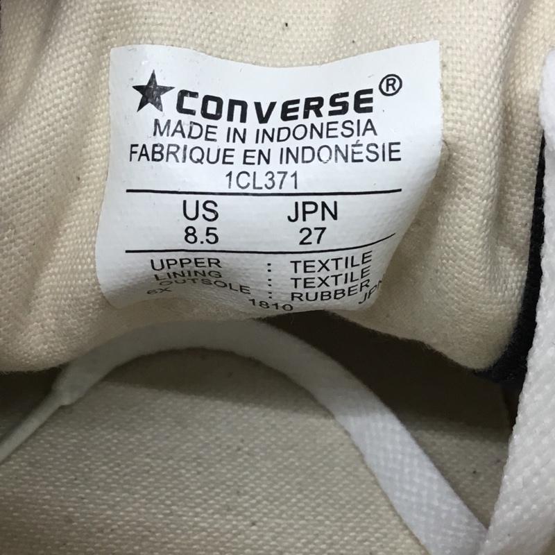 コンバース CONVERSE スニーカー スニーカー 1CL371 スパンコール OX 27cm 箱有 27.0cm ロゴ、文字 黒 / ブラック / X 白 / ホワイト / メンズ USED 古着 中古 10115243