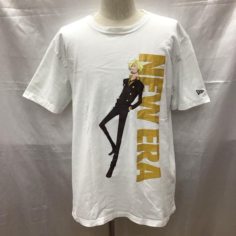 ニューエラ NEW ERA Tシャツ 半袖 半袖カットソー プリントTシャツ クルーネックカットソー XL プリント 白 / ホワイト /  メンズ USED 古着 中古 10111801