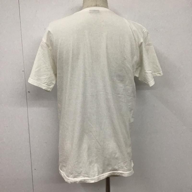 ステューシー STUSSY Tシャツ 半袖 半袖カットソー プリントTシャツ クルーネックカットソー M ロゴ、文字 白 / ホワイト / メンズ USED 古着 中古 10107987
