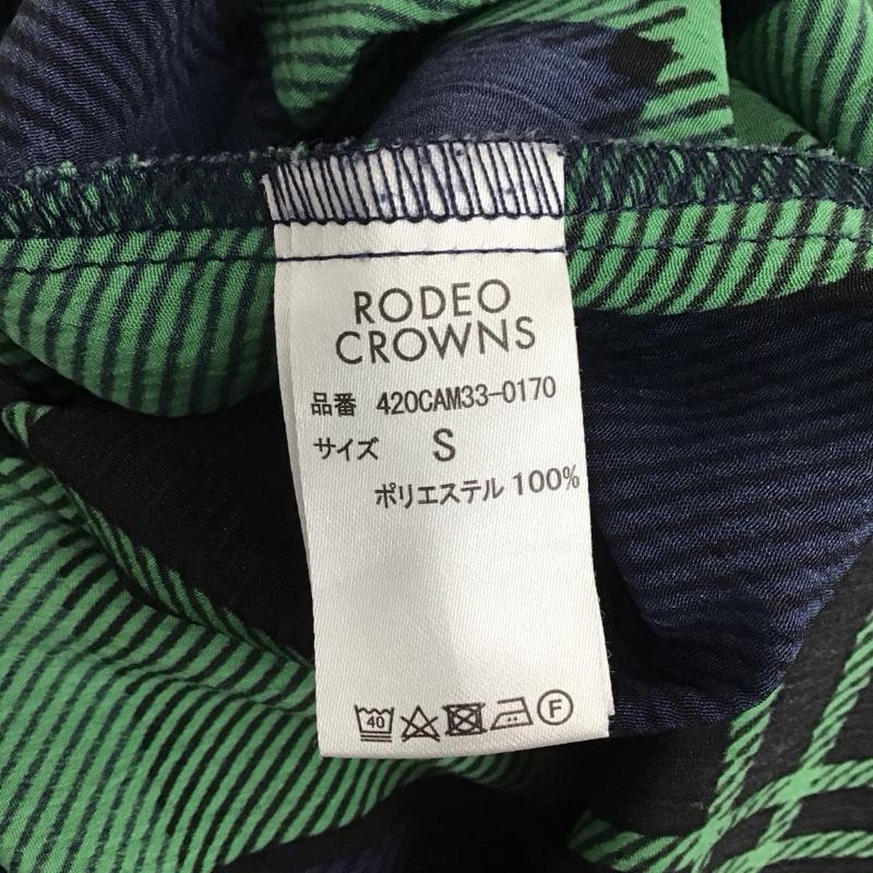 ロデオクラウンズワイドボウル RODEO CROWNS WIDE BOWL ワンピース ひざ丈スカート 420cam33-0170 チェック2WAYガウン 長袖シャツワンピース S チェック マルチカラー / マルチカラー / レディース USED 古着 中古 10125155