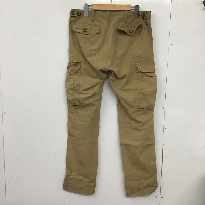 ポロバイラルフローレン Polo by RALPH LAUREN パンツ ワークパンツ、ペインターパンツ ワークパンツ 32インチ ロゴ、文字 ベージュ / ベージュ / メンズ USED 古着 中古 10130708