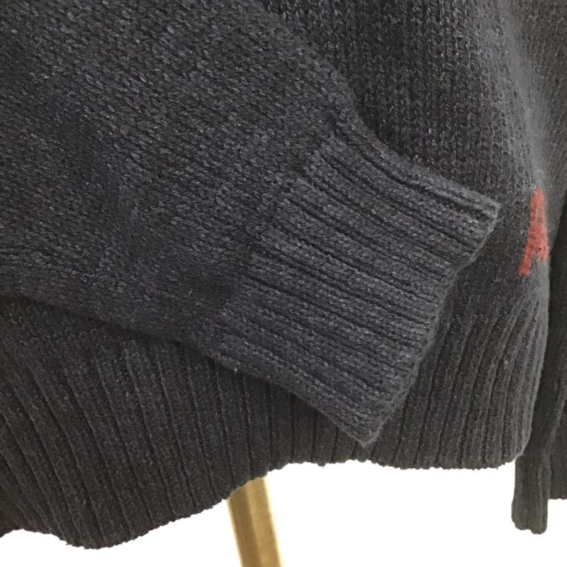 ポロラルフローレン POLO RALPH LAUREN ニット、セーター 長袖 長袖ニットカットソー ニット セーター クルーネックニット L プリント 紺 / ネイビー /  レディース USED 古着 中古 10113757