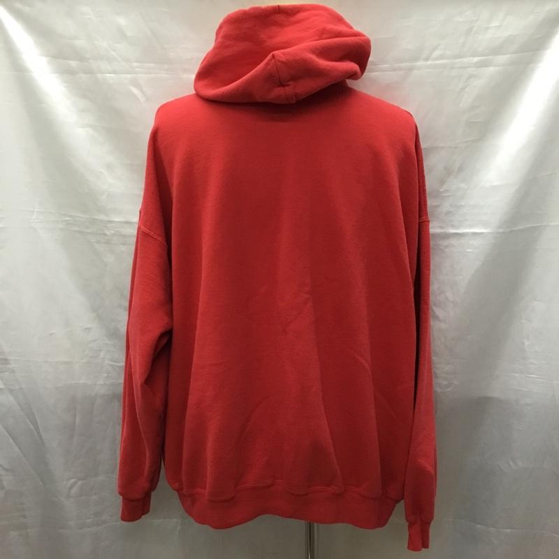 ヘインズ HANES パーカー 長袖 長袖パーカー フード付きパーカー プリントスウェット トレーナー 古着 XXL ロゴ、文字 赤 / レッド /  メンズ USED 古着 中古 10118728