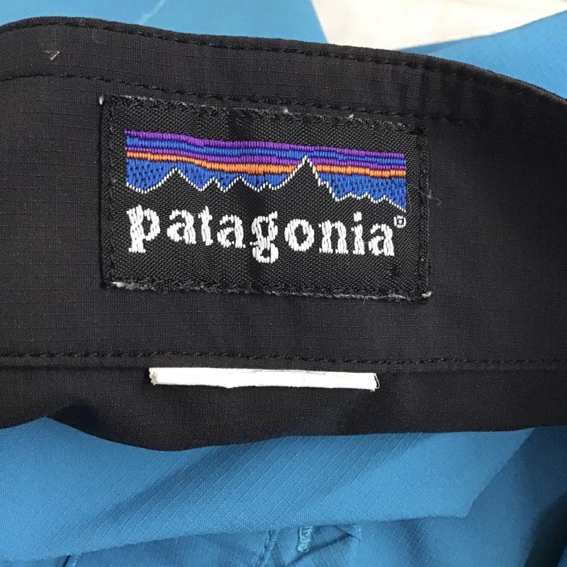 パタゴニア patagonia パンツ ショートパンツ ショートパンツ ハーフパンツ カジュアルパンツ ロゴ、文字 黒 / ブラック / X 青 / ブルー / メンズ USED 古着 中古 10134576