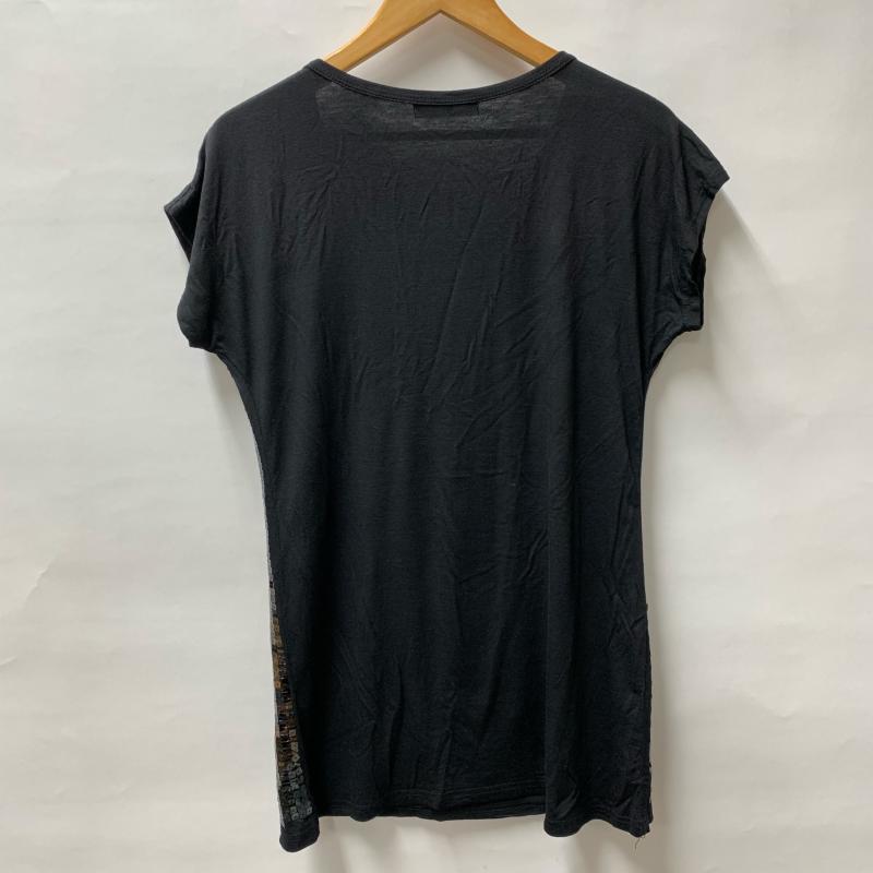 アンジェラメレミラノ Angela Mele Milano カットソー 半袖 無地 X 黒 / ブラック / X 茶 / ブラウン / レディース USED 古着 中古 10013980