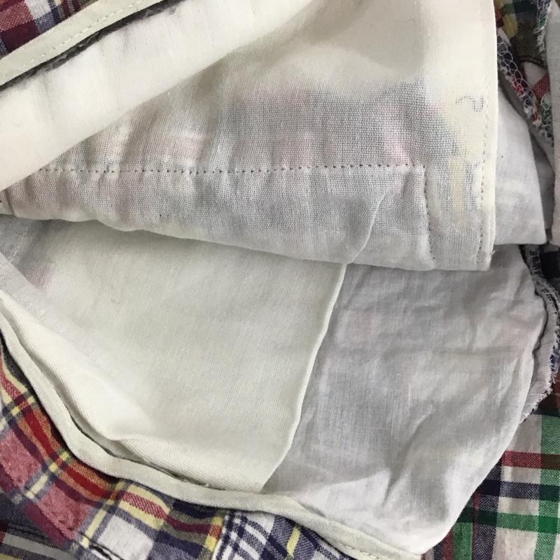 古着 USED ボトムス ボトムス パッチワーク 30インチ チェック マルチカラー / マルチカラー / メンズ USED 古着 中古 10106254