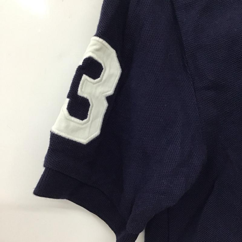 ポロラルフローレン POLO RALPH LAUREN ポロシャツ 半袖 M 無地 紺 / ネイビー / レディース USED 古着 中古 10134221