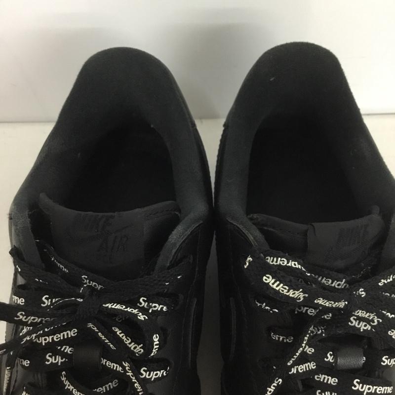 シュプリーム Supreme スニーカー スニーカー CU9225-001 AIR FORCE 1 LOW NIKE 27cm 27.0cm ロゴ、文字 黒 / ブラック / メンズ USED 古着 中古 10140602