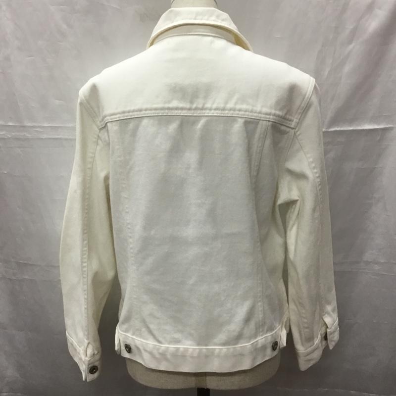 エディーバウアー Eddie Bauer ジャケット、上着 ジャケット、ブレザー コットン M 無地 白 / ホワイト / レディース USED 古着 中古 10112892