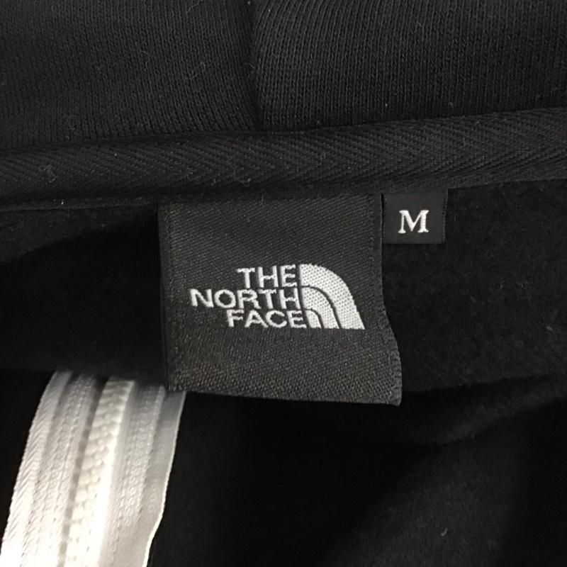 ザノースフェイス THE NORTH FACE パーカー 長袖 NT62130 ジップアップ フルジップ 裏起毛 M ロゴ、文字 黒 / ブラック / メンズ USED 古着 中古 10106849