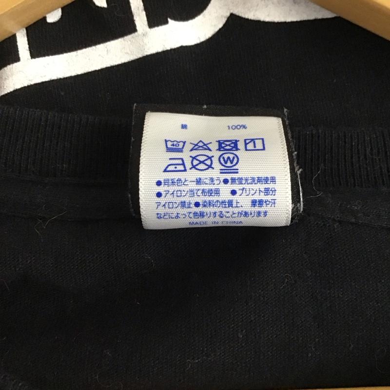 モブスタイル MOBSTYLES Tシャツ 半袖 半袖カットソー プリントTシャツ クルーネックカットソー L プリント 黒 / ブラック / メンズ USED 古着 中古 10134557