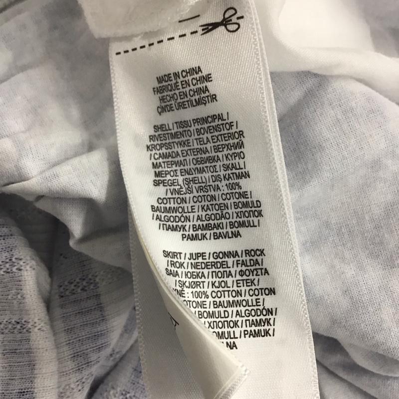 ポロラルフローレン POLO RALPH LAUREN ワンピース ミニスカート XL ボーダー柄 白 / ホワイト / X 水色 / ライトブルー /  レディース USED 古着 中古 10131974