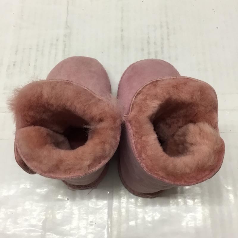 アグ UGG シューズ シューズ ベビーシューズ ロゴ、文字 桃 / ピンク / ガールズ USED 古着 中古 10110058