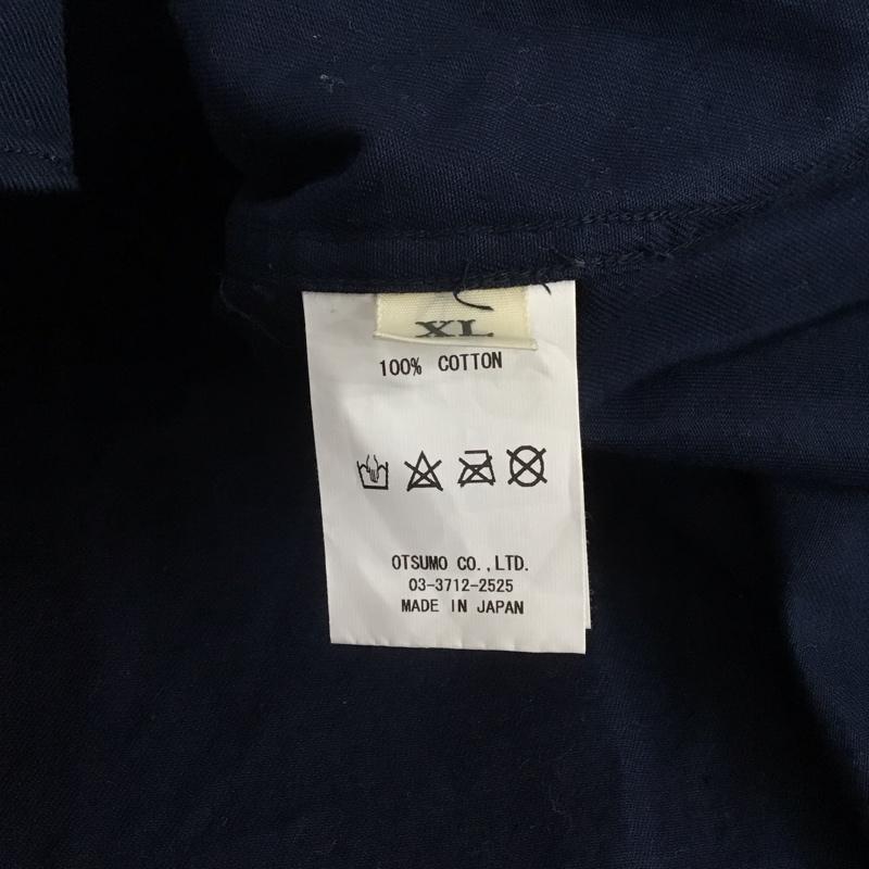 ヒューマンメード HUMAN MADE シャツ、ブラウス 長袖 長袖シャツ カジュアルシャツ XL ロゴ、文字 紺 / ネイビー / メンズ USED 古着 中古 10147858