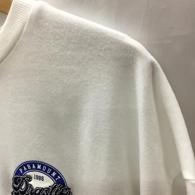 イング INGNI Tシャツ 半袖 231-100388-00 BACKサークルロゴチュニックTシャツ 半袖カットソー プリントTシャツ M プリント 白 / ホワイト / レディース USED 古着 中古 10113322