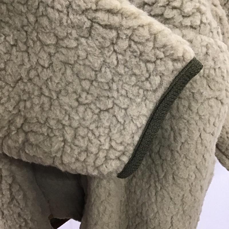 古着 USED コート コート一般 EAZ5022307A0001 ヴィンテージボア ビッグカーディガン SUMI STYLE タグ付き FREE 無地 ベージュ / ベージュ / レディース USED 古着 中古 10121872